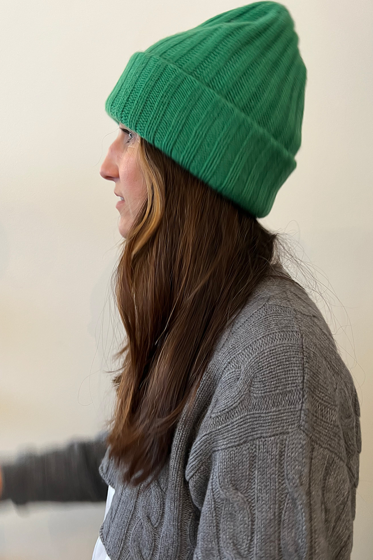 I Blame Lulu Cashmere Beanie - Green 